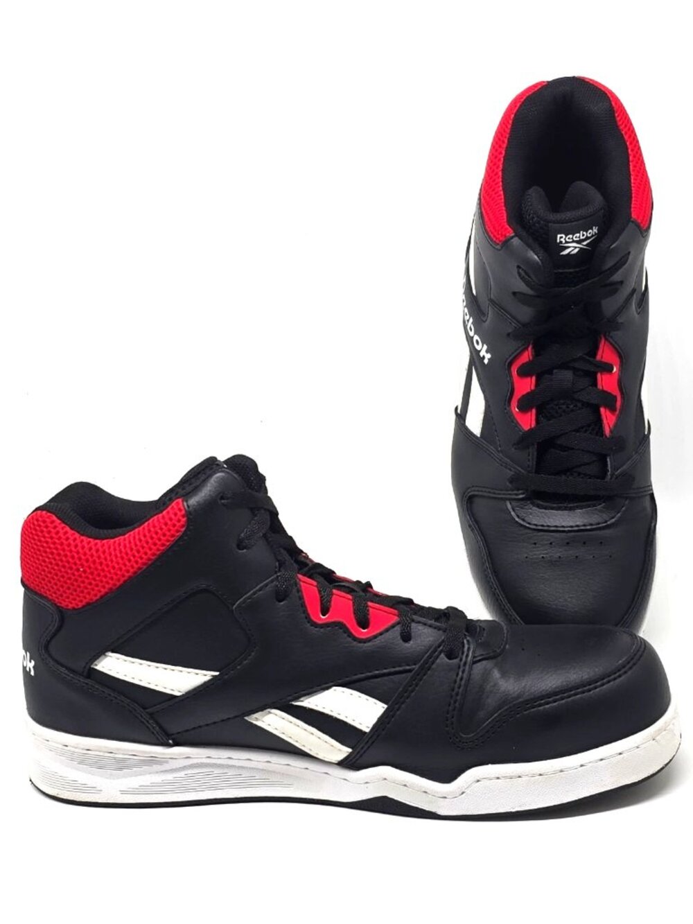 Reebok BB4500 Composite Toe High Top Work Shoes RB4132 Black Men's Size 12M